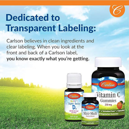 Carlson - Lutein, 6 mg, Healthy Vision & Eye Function, Antioxidant, 60 Softgels