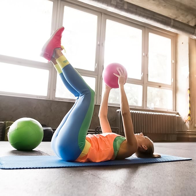 URBNFit Small Exercise Ball - 9-inch Mini Pilates