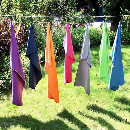 SYOURSELF 2 Pack Microfiber Towel Bath(XL:72"x32"+12"x24")
