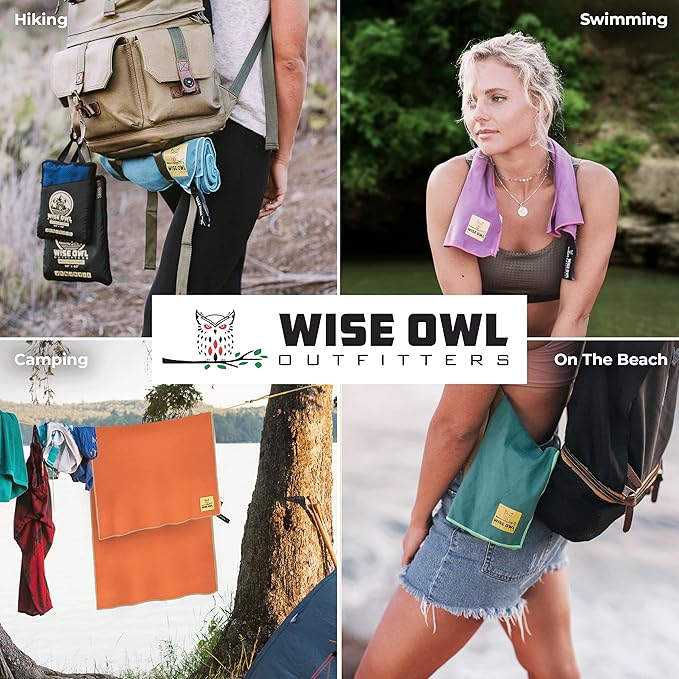 Wise Owl Outfitters Camping Towel - Camping Accessories