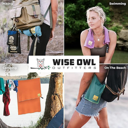 Wise Owl Outfitters Camping Towel - Camping Accessories