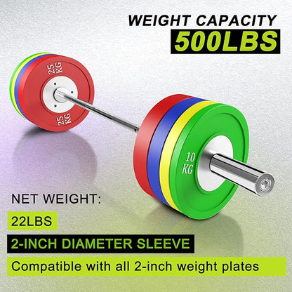 Olympic Barbell Bar EZ Curl Bar Weightlifting Barbell 2 Inch