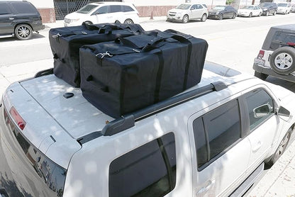 Heavy Duty Cargo Duffel Large Sport Gear Drum Set Equipment Hardware Travel Bag Rooftop Rack Bag (36" x 17" x 17", Black)