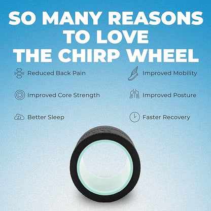 Chirp Wheel Foam Roller - Targeted Back Foam