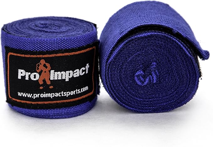 Pro Impact Mexican Style Hand Wraps for Men & Women – 180" Stretchable Boxing Wraps for MMA, Muay Thai, Kickboxing & Gym Training – Wrist & Knuckle Protection for Maximum Performance & Support