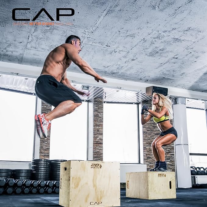 CAP Barbell 3-in-1 Plyometric Box