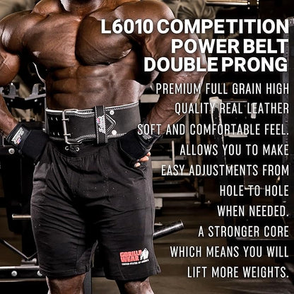 Schiek Sports Leather 6010 Competition Power Lifting Belt 9 mm