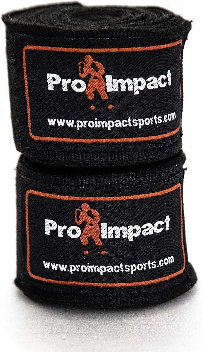 Pro Impact Mexican Style Hand Wraps for Men & Women – 180" Stretchable Boxing Wraps for MMA, Muay Thai, Kickboxing & Gym Training – Wrist & Knuckle Protection for Maximum Performance & Support