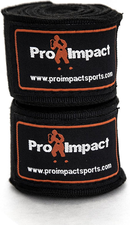 Pro Impact Mexican Style Hand Wraps for Men & Women – 180" Stretchable Boxing Wraps for MMA, Muay Thai, Kickboxing & Gym Training – Wrist & Knuckle Protection for Maximum Performance & Support