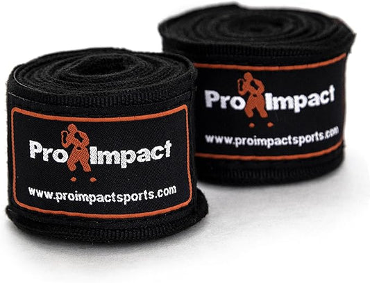 Pro Impact Mexican Style Hand Wraps for Men & Women – 180" Stretchable Boxing Wraps for MMA, Muay Thai, Kickboxing & Gym Training – Wrist & Knuckle Protection for Maximum Performance & Support