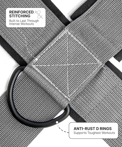 DMoose Neck Harness for Weight Lifting - 30" Heavy Duty Steel Chain - Neck Exerciser, Trainer & Strengthener for Injury Recovery Support & Workout- Adjustable Head & Chin Strap
