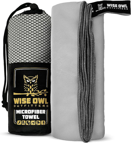Wise Owl Outfitters Camping Towel - Camping Accessories