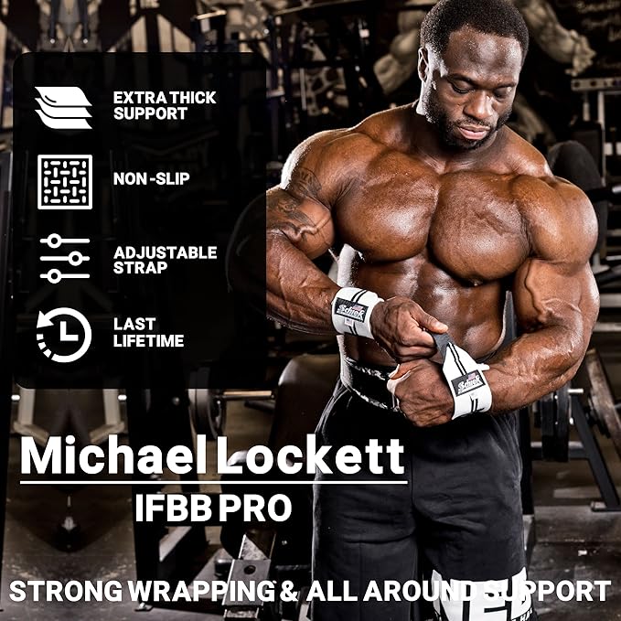 Schiek Sports Heavy Duty Model Wrist Wraps - Wrist Brace for Weight Lifting