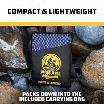 Wise Owl Outfitters Camping Towel - Camping Accessories