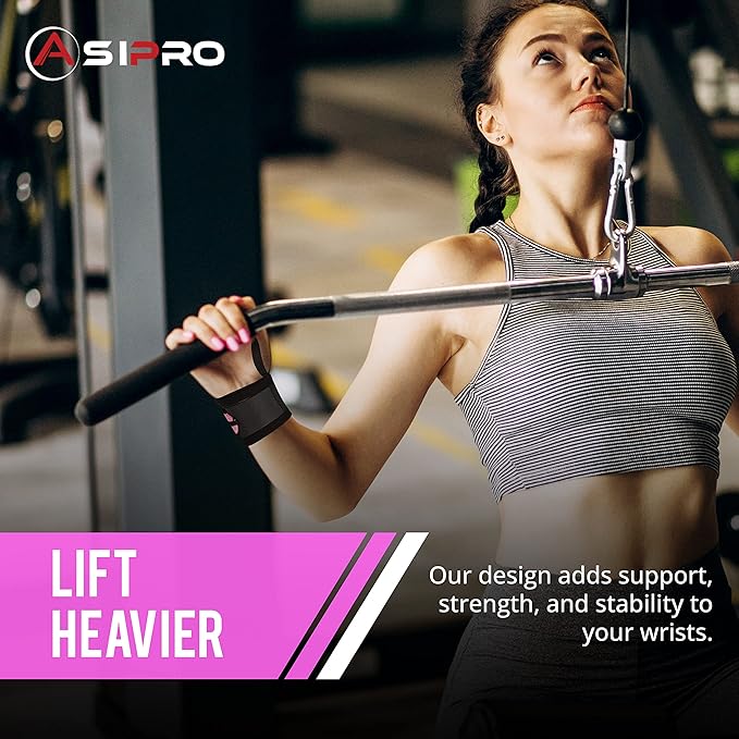 Wrist Wraps for Weightlifting 18" Wrist Straps for Weightlifting Weight Lifting Wrist Wraps for Men & Women, Muñequeras para Gym Wrist Support for Working Out, Gym Wrist Wraps for Powerlifting