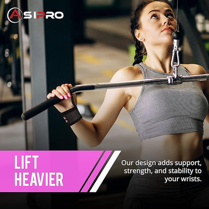 Wrist Wraps for Weightlifting 18" Wrist Straps for Weightlifting Weight Lifting Wrist Wraps for Men & Women, Muñequeras para Gym Wrist Support for Working Out, Gym Wrist Wraps for Powerlifting
