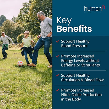 humanN SuperBeets Beet Root Powder - Nitric Oxide Supplement for Heart Health, Circulation & Blood Pressure Support - Non-GMO Superfood, Beetroot Powder Black Cherry, 30 Servings