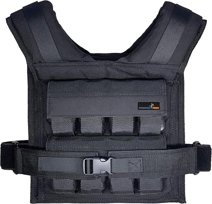 Weighted Vest 6lb, 10lb, 12lb, 25lb, 35lb, 45lb, 60lb Removable Iron Weights for Men and Women Workout for Calisthenics and Fitness Sport Training