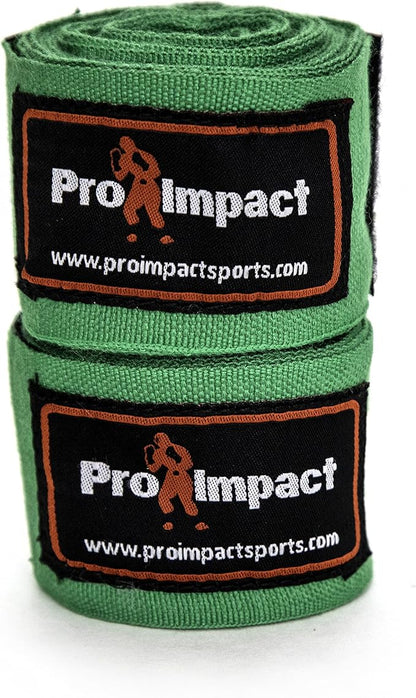 Pro Impact Mexican Style Hand Wraps for Men & Women – 180" Stretchable Boxing Wraps for MMA, Muay Thai, Kickboxing & Gym Training – Wrist & Knuckle Protection for Maximum Performance & Support