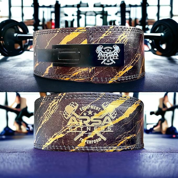 Weightlifting Adjustable Lever Belt for Men & Women 10MM Thickness 4" Width