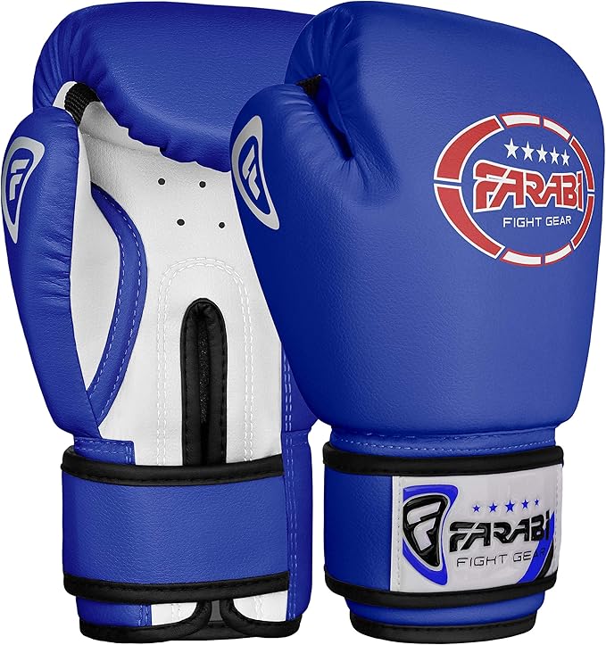 Farabi Sports Kids Boxing Gloves 4, 6, 8-oz Boxing Gloves for Kids Junior Boxing Gloves Youth Boxing Gloves Boys and Girls Boxing Training Gloves for MMA Muay Thai & Punching Bag