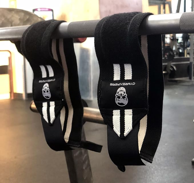 Gymreapers Weightlifting Wrist Wraps (IPF Approved) 18" Professional Quality Wrist Support with Heavy Duty Thumb Loop - Best Wrap for Powerlifting Competition, Strength Training, Bodybuilding