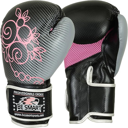 Be Smart Kids Boxing Gloves 4-12 Years 4oz 6oz Training Gloves for Children Sparring Youth Boxing Gloves Junior Training Mitts Punch PU Leather MMA Muay Thai Kick Boxing