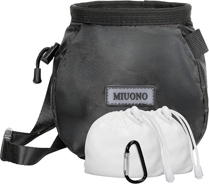 Chalk Bag with 2 Chalk Balls, Belt, Carabiner Clip, Brush Loop and Zippered Pocket for Climbing, Bouldering, Gymnastics, Cross Fit and Lifting