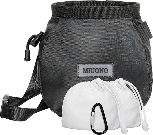 Chalk Bag with 2 Chalk Balls, Belt, Carabiner Clip, Brush Loop and Zippered Pocket for Climbing, Bouldering, Gymnastics, Cross Fit and Lifting