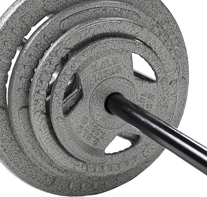 Signature Fitness Standard Weightlifting Barbell 300-Pound Capacity,