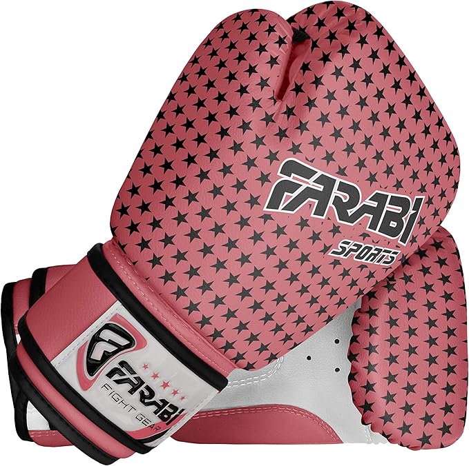 Farabi Sports Kids Boxing Gloves 4, 6, 8-oz Boxing Gloves for Kids Junior Boxing Gloves Youth Boxing Gloves Boys and Girls Boxing Training Gloves for MMA Muay Thai & Punching Bag