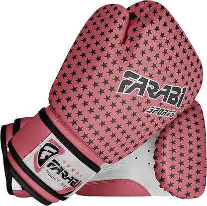 Farabi Sports Kids Boxing Gloves 4, 6, 8-oz Boxing Gloves for Kids Junior Boxing Gloves Youth Boxing Gloves Boys and Girls Boxing Training Gloves for MMA Muay Thai & Punching Bag