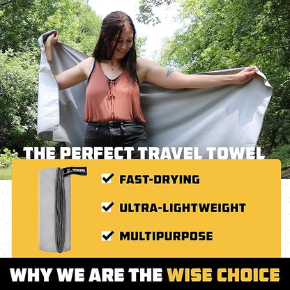 Wise Owl Outfitters Camping Towel - Camping Accessories