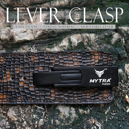 Mytra Fusion Weight Lifting Belt Real Leather Lifting