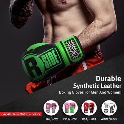 Ringside Apex Bag Gloves, IMF-Tech Boxing Gloves with Secure Wrist Support, Synthetic Boxing Gloves for Men and Women