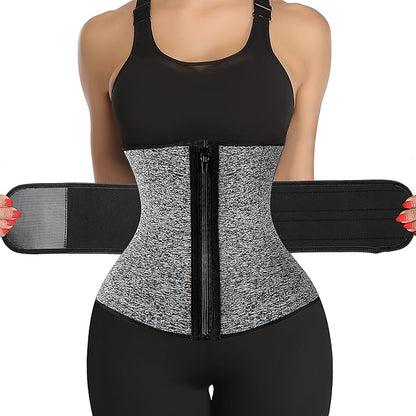 KIWI RATA Neoprene Sauna Waist Trainer Corset Sweat Belt for Women Compression Cincher Band Workout Fitness Back Support