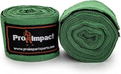 Pro Impact Mexican Style Hand Wraps for Men & Women – 180" Stretchable Boxing Wraps for MMA, Muay Thai, Kickboxing & Gym Training – Wrist & Knuckle Protection for Maximum Performance & Support