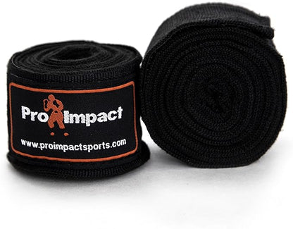 Pro Impact Mexican Style Hand Wraps for Men & Women – 180" Stretchable Boxing Wraps for MMA, Muay Thai, Kickboxing & Gym Training – Wrist & Knuckle Protection for Maximum Performance & Support