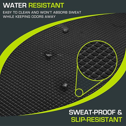 ProsourceFit Exercise Balance Pad – Large Cushioned Non-Slip Foam Mat & Knee Pad for Fitness, Stability Training, Physical Therapy, Yoga 15"x19"