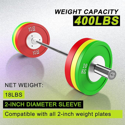 Olympic Barbell Bar EZ Curl Bar Weightlifting Barbell 2 Inch