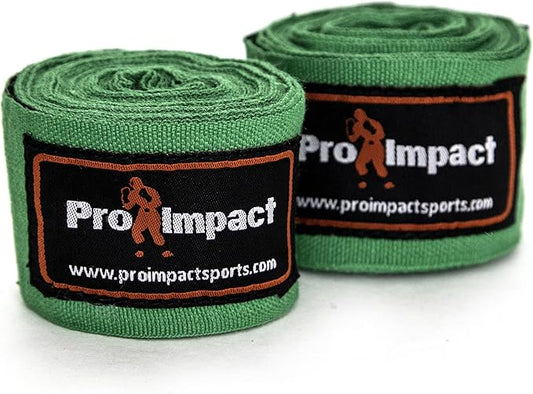 Pro Impact Mexican Style Hand Wraps for Men & Women – 180" Stretchable Boxing Wraps for MMA, Muay Thai, Kickboxing & Gym Training – Wrist & Knuckle Protection for Maximum Performance & Support