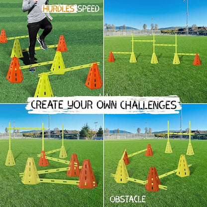 Yes4All Speed Training Agility Hurdles Cone Set