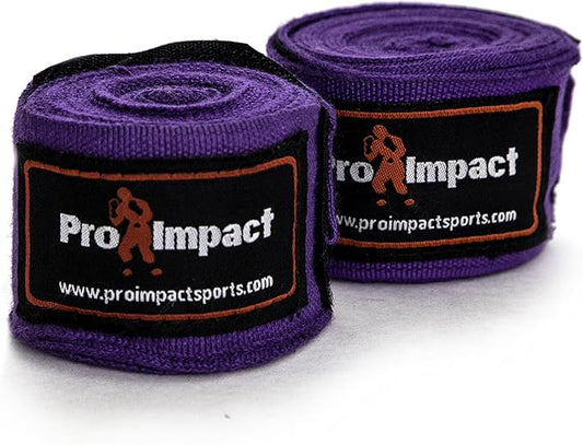 Pro Impact Mexican Style Hand Wraps for Men & Women – 180" Stretchable Boxing Wraps for MMA, Muay Thai, Kickboxing & Gym Training – Wrist & Knuckle Protection for Maximum Performance & Support