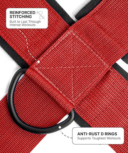 DMoose Neck Harness for Weight Lifting - 30" Heavy Duty Steel Chain - Neck Exerciser, Trainer & Strengthener for Injury Recovery Support & Workout- Adjustable Head & Chin Strap