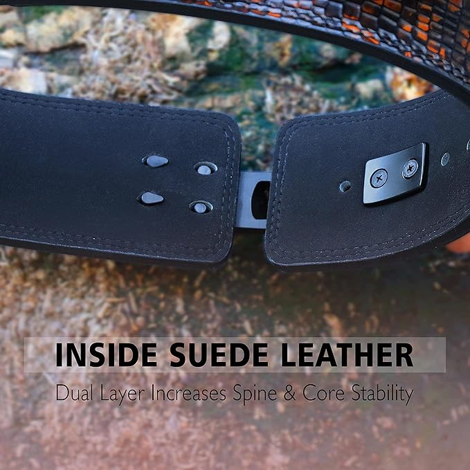 Mytra Fusion Weight Lifting Belt Real Leather Lifting