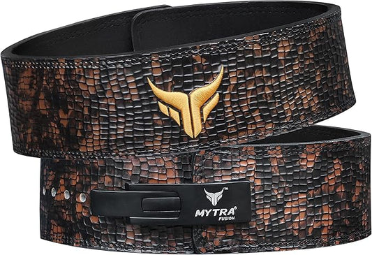 Mytra Fusion Weight Lifting Belt Real Leather Lifting