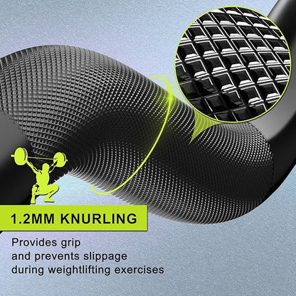 Olympic Barbell Bar EZ Curl Bar Weightlifting Barbell 2 Inch