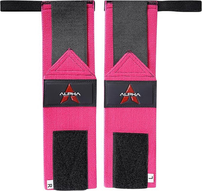 Alpha Sports Wrist Wraps for Weightlifting,Gym Exercise,Adjustable,Durable for Crossfit,Powerlifting, Bodybuilding, and Fitness Workouts,Enhanced Stability for Lifting,Training