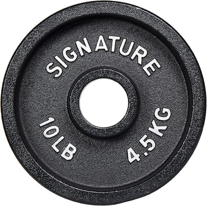 Signature Fitness Deep Dish 2-Inch Olympic Cast Iron
