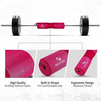 Barbell Pad & 2 Ankle Straps for Cable
